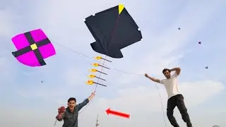 New Basant Trick Fire Stick Kite Catch | Flying Kite Catch 