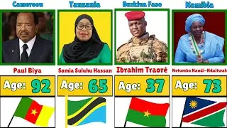 All 54 African Presidents & Leaders Ranked by Age (Youngest to Oldest) | 2026. Traor&eacute;, Paul Biya