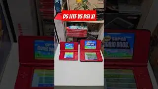 Comparison DS lite vs DSI XL. #dslite #dsi #newsupermariobros