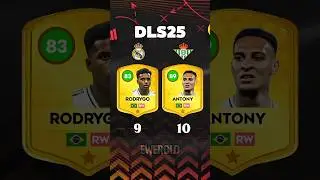 DLS25 | 🔥Real Madrid vs Real Betis⚔️ #dreamleaguesoccer2025 #dls25players #dls25