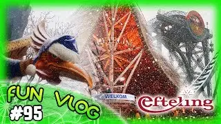 Winter-Efteling 2017 - Schneechaos im Freizeitpark - Achterbahnen geschlossen! | FunVlog #95