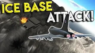 ICE BASE ATTACK & FINDING SECRET ISLANDS! - Simple Planes Creations Gameplay - EP 9