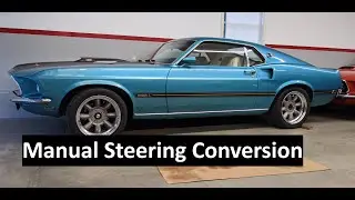 Переделка рулевого управления на механическую коробку передач для Mustang 1967-70 годов выпуска -...