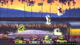 1 vs 3 Train Stage! Teenage Mutant Ninja Turtles: Smash Up - Shredder vs Max Level Bots - HD