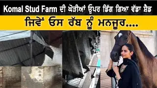 ਮੀਂਹ ਹਨੇਰੀ ਦੇ ਮੌਸਮ ਚ ਸਭ ਨੂੰ ਧਿਆਨ ਰੱਖਣਾ ਚਾਹੀਦਾ -ਬਾਕੀ ਜੋ ਓਸ ਪਰਮਾਤਮਾ ਨੂੰ ਮਨਜੂਰ-Komal Stud Farm ਦਾ ਸੈਡ..