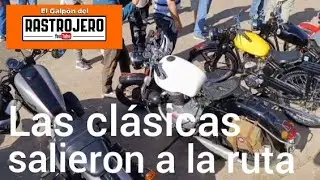 LAS MOTOS CL&Aacute;SICAS SALIERON A LA RUTA, Carlitos Perucca y su GILERA 300