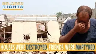 Houthi invasion of cities and destruction of civilians' homes in Aden