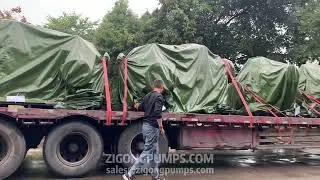 Delivers 11 sets heavy duty split case pumps to overseas client.