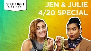 Pot-Infused Pesto Pasta + The Hilarious Aftermath | Jen & Julie
