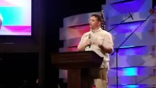 Brandon Lloyd speaking at Faith Family Church