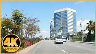 Driving Tour of Sepulveda Blvd (From Manhattan Beach to El Segundo) [4K]