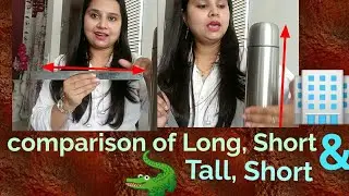 Tall and Short | Comparison for Kids #tallshort  #mathsconcepts #comparision #tallandshortvideo