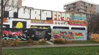 Parc des Cormailles - Le mur d'Ivry (street art)