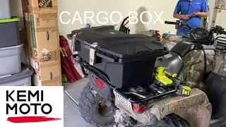 Багажный бокс Honda Rancher, установка и обзор 40-литрового грузового бокса для квадроцикла KEMIMOTO, а также сравнение с боксами других марок.