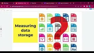 Measuring Data storage