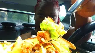ZAXBY'S LOADED COBB ZALAD AND FIRST TIME TRYING FRIED PICKLES CARBANGER!