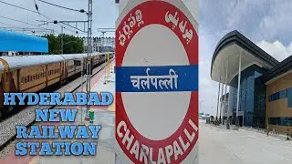 Charlapalli railway station 2024 ll చర్లపల్లి రైల్వే స్టేషన్ ll Hyderabad New Railway 🚂🚃 Station