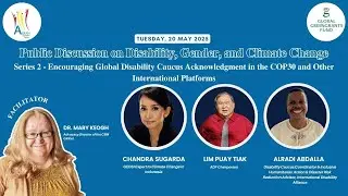 Public Discussion on Disability, Gender, and Climate Change :