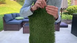 Realistic, Easy-Drain Turf Rug for Any Space