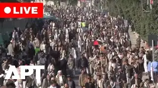 LIVE | Mass Protests in Yemen as Crowds March in Solidarity With Palestinians in Gaza | APT