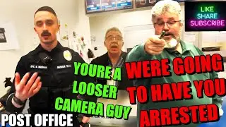 1st amendment Audit- Karens Call the cops on me Post office FAIL! 