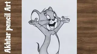 Cute Jerry Drawing Easy Step By Step // Jerry Drawing Ideas Easy // How To Draw A Jerry Picture 