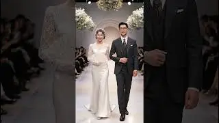 1930s Korea Vintage Wedding: Modern Boy & New Woman 🎩 경성시대 모던 보이 & 신여성 웨딩 런웨이 (1930s) #shorts