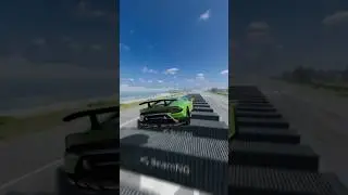 Sport cars vs 20 shipping containers | BeamNG.drive #cars #beamngdrive #automobile #gaming #crash