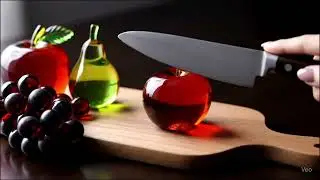 Glass Fruit Cutting ASMR | Satisfying & Relaxing Sounds to Tingle Your Brain