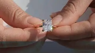 Simple Stylish Square AAA CZ High Quality Ring