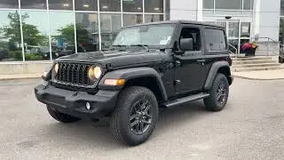 2024 Jeep Wrangler SPORT S Mopar side steps available956 at Vaughan Chrysler ask for stock 240487