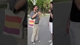 Portugal 🇵🇹 stereotypes 😂#portugal #stereotypes #streetinterview #barcelona #cod
