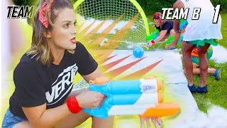 Nerf Ep 8 | Nerf Super Soaker Hockey - NERF House Showdown - NERF Battle Royale