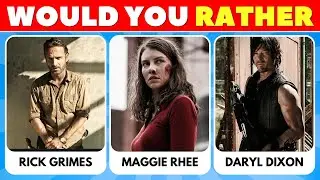 Would You Rather...? The Walking Dead Edition 🧟🎬🍿 | Survive the Apocalypse!