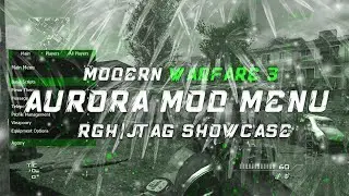 (INFINITY LOADER) MW3 AURORA Mod Menu Showcase [RGH/JTAG] (2025)