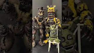 Пользовательская фигурка кошмарного Фредди из 4 #fnaf #fivenightsatfreddys #nightmarefreddy #fnaf4