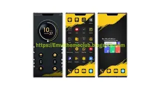 Yellow Flatter Theme For EMUI 11 / EMUI 10.1 / EMUI 10 / EMUI 9.1