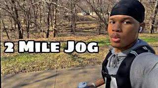 Jogging 2 miles 