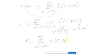 Samplig and Aliasing Effect
