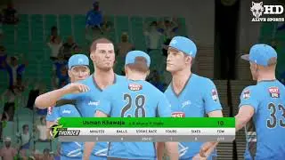 BBL 2018-19 - Adelaide Strikers V Sydney Thunder highlights | Big Bash League | DBC 17 Gameplay