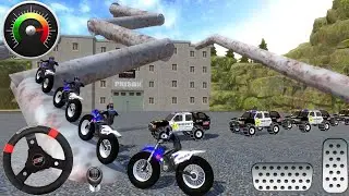 Black De Carros - Motor Dirt Bike Racing Simulator - OffRoad Bike Stunt Driving - Android Gameplay