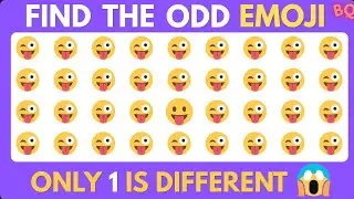 Find the Odd One Out 🤔 | Emoji Challenge Quiz | Only 1 Emoji Is Different 😱