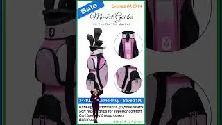 Nancy Lopez Fairways 11-club Women&rsquo;s Golf Set Package w/ Cart Bag - SALE - ENDS MIDNIGHT CANADA!