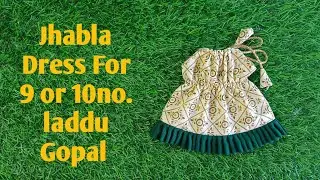 Jhabla Dress For Laddu Gopal || Summer Dress For Laddu Gopal || size - 9 or 10no