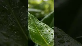 #MorningDew #LeafMacro #SunriseGlow #NatureDetail #Роса #Ранок #Природа #Деталі #Заспокоєння