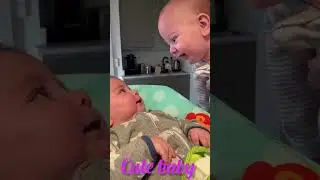 two little baby smile moments 💞.... 😀