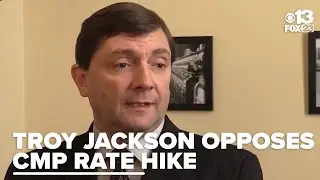 Troy Jackson unveils energy plan at news conference opposing CMP rate hike