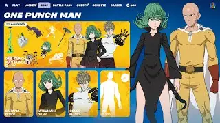 NEW One Punch Man SKINS & EMOTES BUNDLE Item Shop Fortnite