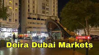 Dubai Night Market Walk 🇦🇪 | Cheapest Shopping in Deira Dubai | 4K Walking Tour 