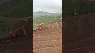 #hill farming #excavators #trendingshort #truck #motarfeeld